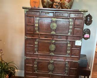 Korean chest — probably elmwood