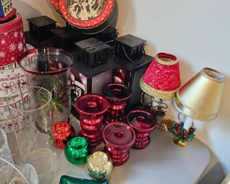 Christmas lanterns, Festive Candle holders,  Holiday Vases