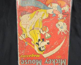 Lot #127 - 1938 Spirit of 1938 Mickey Mouse Magazine Vol. 3 January Vintage Disney Collectible