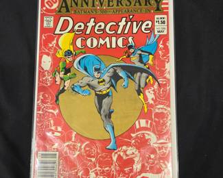 Lot #126 - DC Comics Detective Comics #526 May 1983 Batman 500th Appearance Anniversary Issue Vintage Comic Book