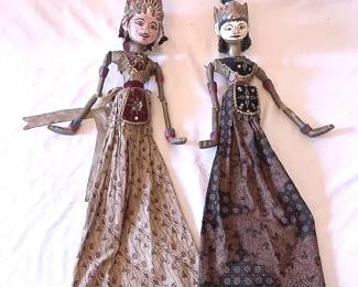 Wooden Wayang Golek Puppets
