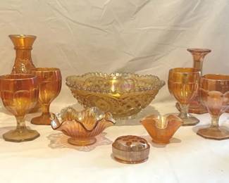 Marigold Carnival Glass