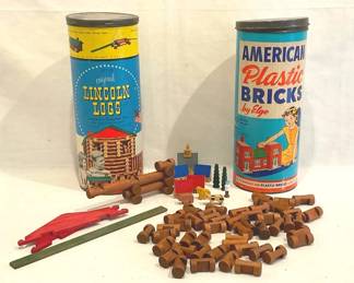 Lincoln Logs And Bricks