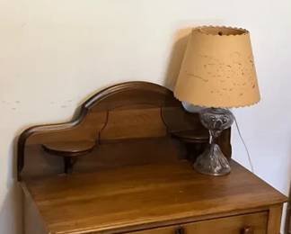 Vintage Wash Stand Cabinet And More