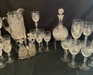 Crystal Wine Glasses And Friends
