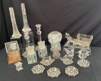 Glass Candleholders And Decor