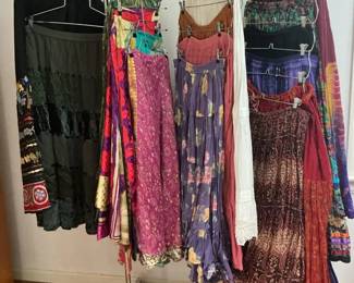 Colorful Maxi Skirts  Wraps