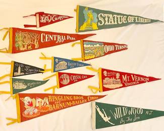 Decorative Felt Souvenir Pennants