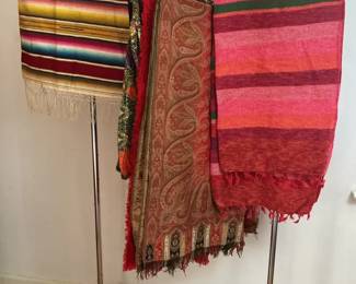 Hand Woven Linens, Shawls,  Throws