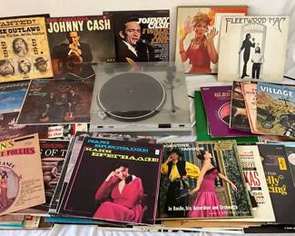 Record Player And Records