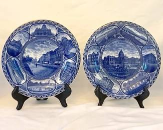 Set Of Rowland And Marsellus Decorative Plates