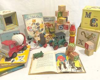 Childrens Books And Blocks