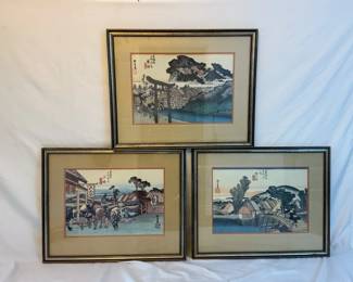 Woodblock Prints By Utagawa Hiroshige