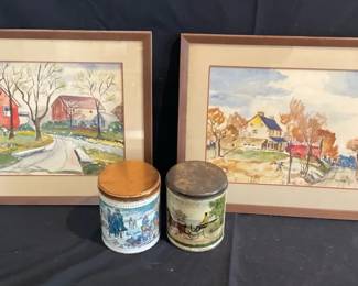 Vintage Watercolor And Friends