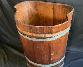 Antique Wooden Bucket