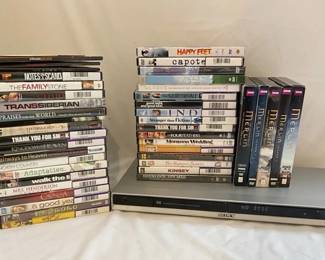 Mystery DVDs and DVD Player