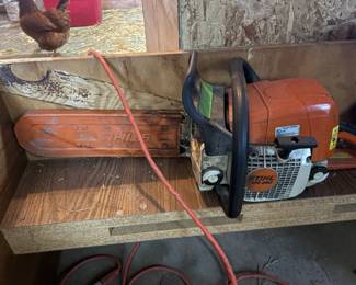. . . Stihl chain saw
