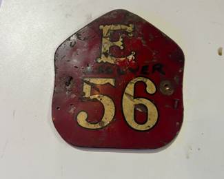 . . . vintage Detroit fireman shields