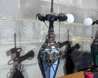 . . . stained-glass lamp base