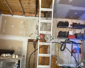 . . . aluminum extension ladder