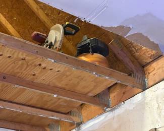 . . . pancake compressor and miter saw