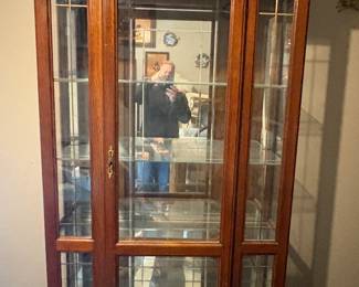 . . .  beautiful curio cabinet -- more to come