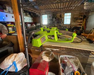 . . . electric chain saws