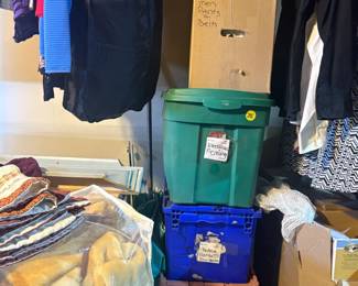 . . . more totes filled with treasures