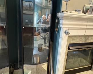 . . . modern-style curio cabinet