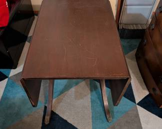 Folding dining table (folded)