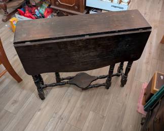 Smaller folding dining table