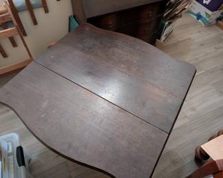 Smaller folding dining table (opened)