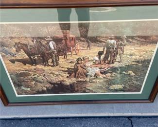 Limited Edition, Lithograph Print By Western Artist, Robert Summers