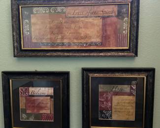 Words Of Wisdom And Handsome Decor