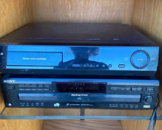 Sony Mega Storage CD Changer And A LG 5 Disc DVD Changer