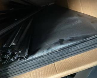 Metal Framed Wooden Shelves