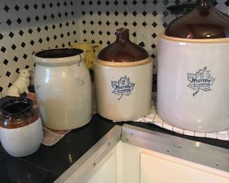 Antique crocks