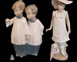 Vintage NAO by Lladro Figurines.. Made In Spain
