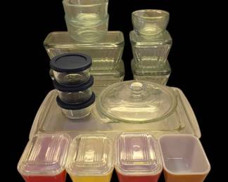 Collectible Pyrex Refrigerator Dishes  Much Much More