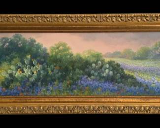 Field of Dreams  1996 Original Oil on Canvas by San Antonio Artist Maureen Tarazon
