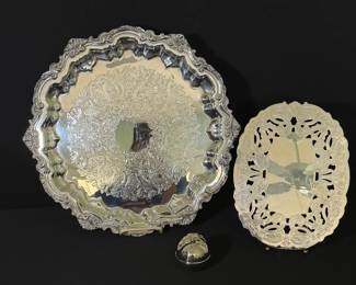 Vintage Wallace Silver Plate Trio... Look At That Luster