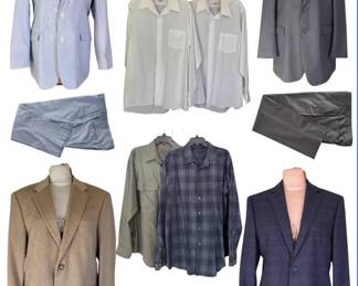 Premium Mens Wardrobe Lot Kenneth Cole, Joseph Abboud, Bill Blass  More