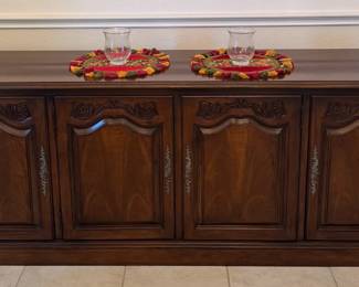 Vintage White Furniture Company... French Provincial Louis XV Sideboard is Stunning