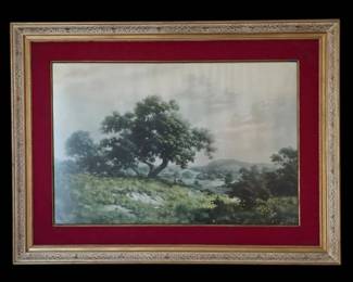 Big Tree by Dalhart Windberg 1971  Large Custom Framed Fine Art Print
