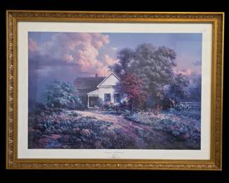 Dalhart Windberg Signed  Numbered Print Visiting the Old Homestead