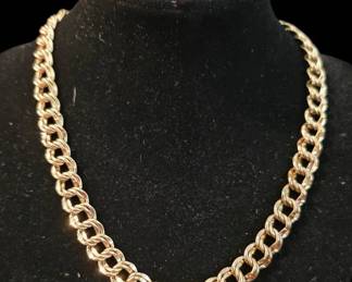 Vintage Estate Collection 14K Gold Rose Pin, Krementz Link Necklace, Keyes Maple Leaf,  Alaskan Go