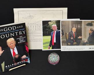 Collection of Presidential Memorabilia  Vintage Murano Art Glass