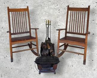  06 Country Living Patio Set Tractor Supply Rockers, Woodstock Chimes  Lodge Sportsmans Grill