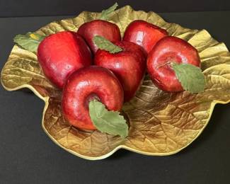 Vintage Virginia Metal Crafters Lotus Bowl