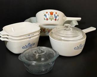 Vintage Kitchen Classics Cornflower  FireKing Collection